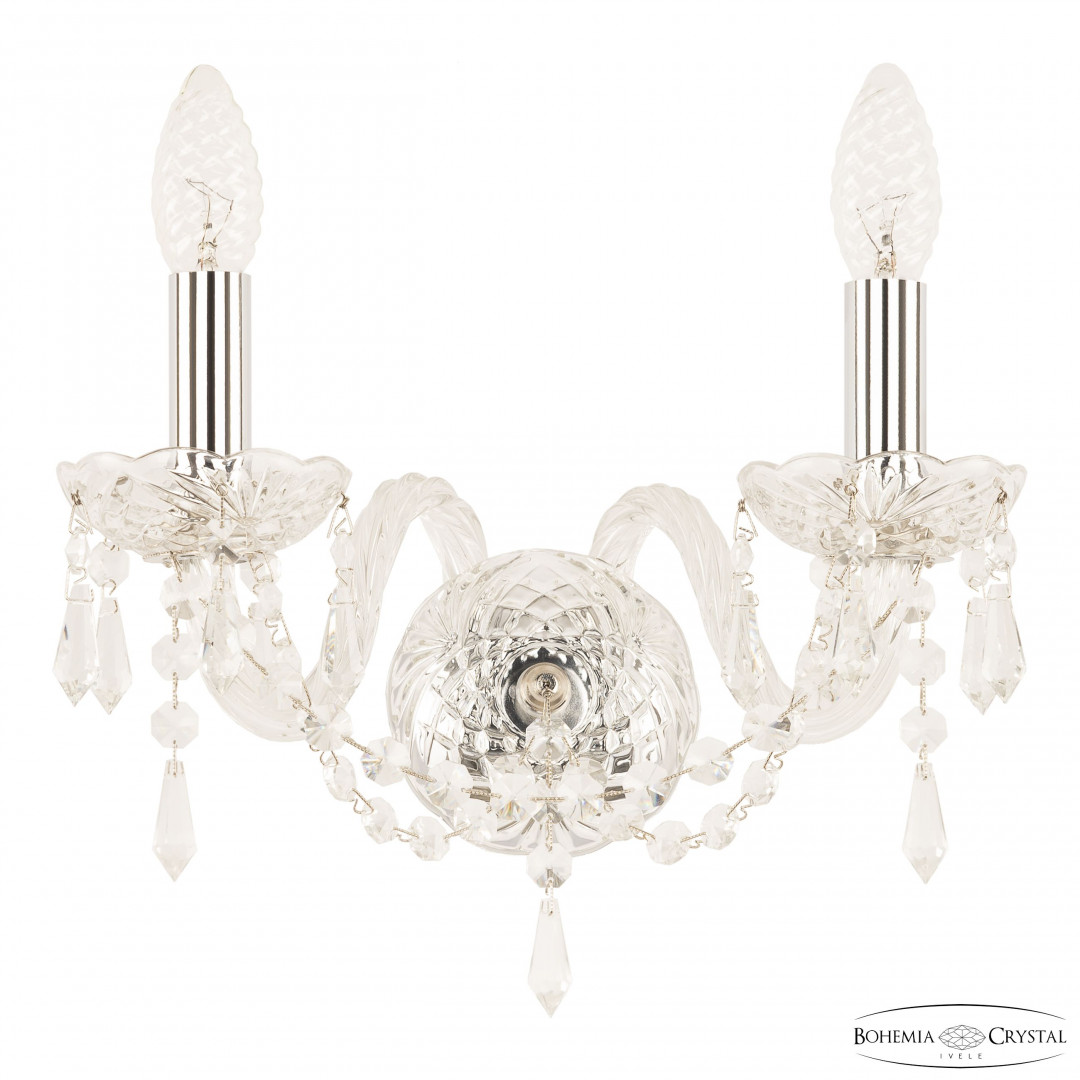 Бра хрустальные 104B/2/141 Ni Bohemia Ivele Crystal