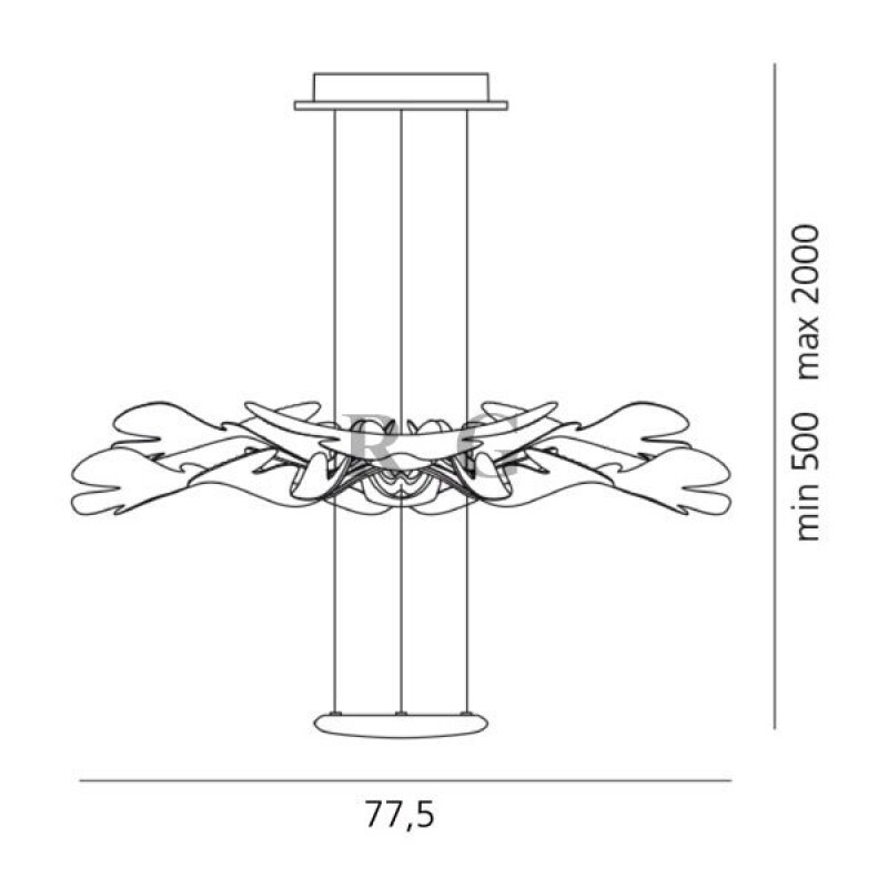 Люстра Artemide Chlorophilia LED S Chrome