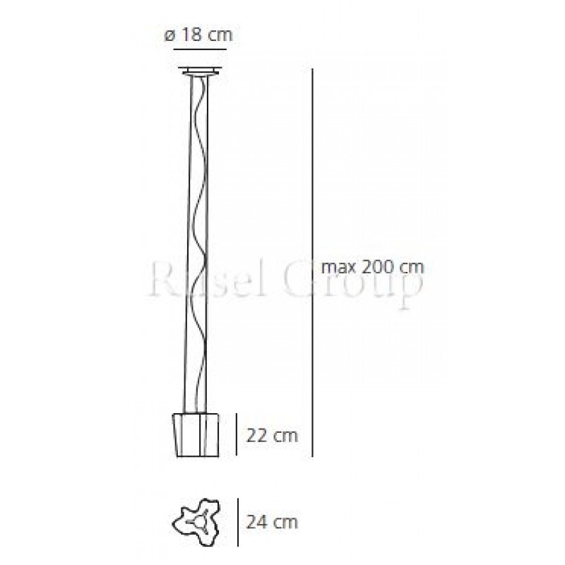 Подвесной светильник Artemide LOGICO SOSPENSIONE MINI singola Подвесной светильник Artemide LOGICO SOSPENSIONE MINI singola