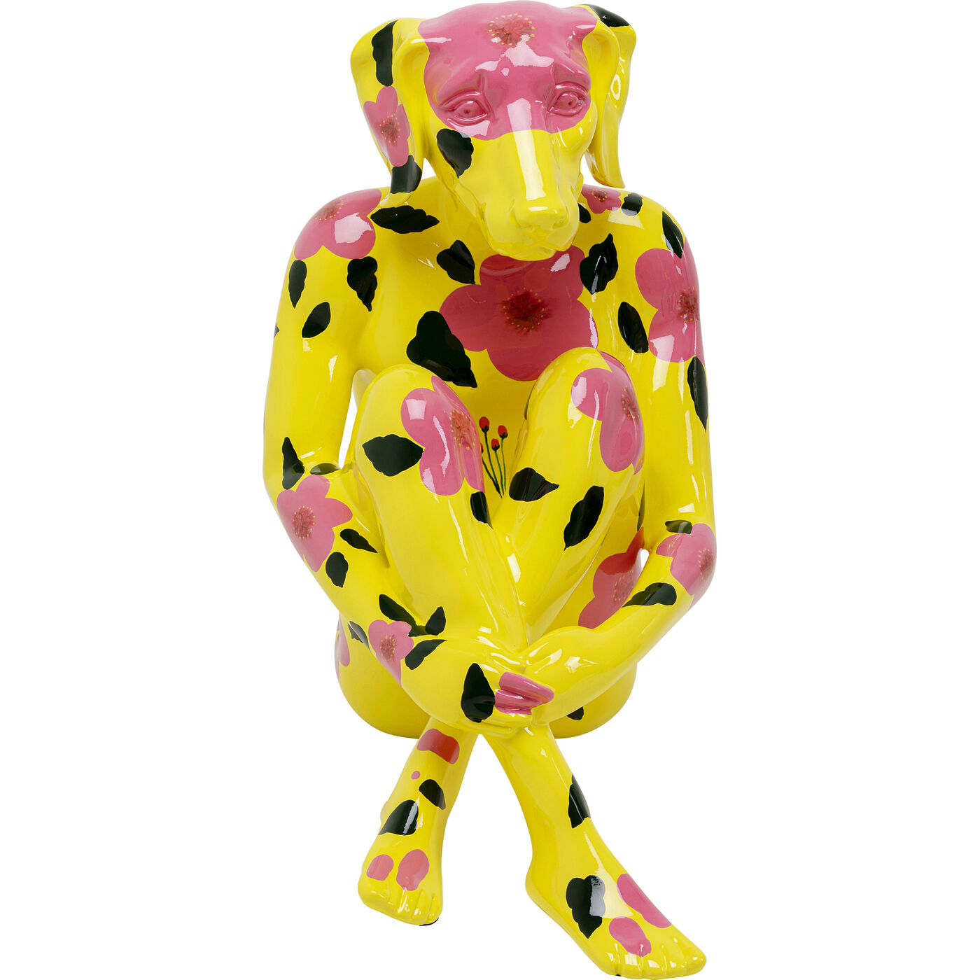 Фигура декоративная Gangster Dog Yellow 80 см KARE 56291