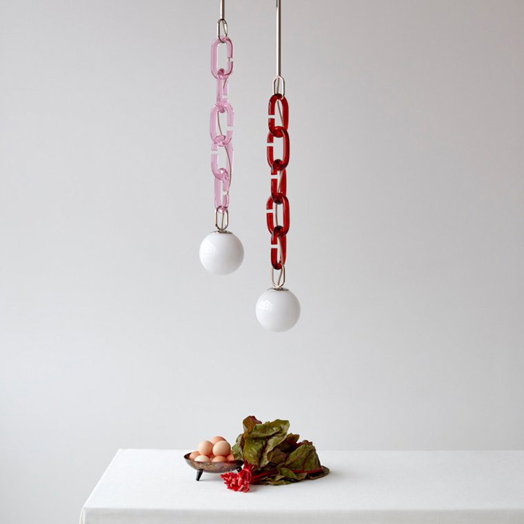 Подвесной светильник CHAIN КРАСНЫЙ by ImperiumLoft