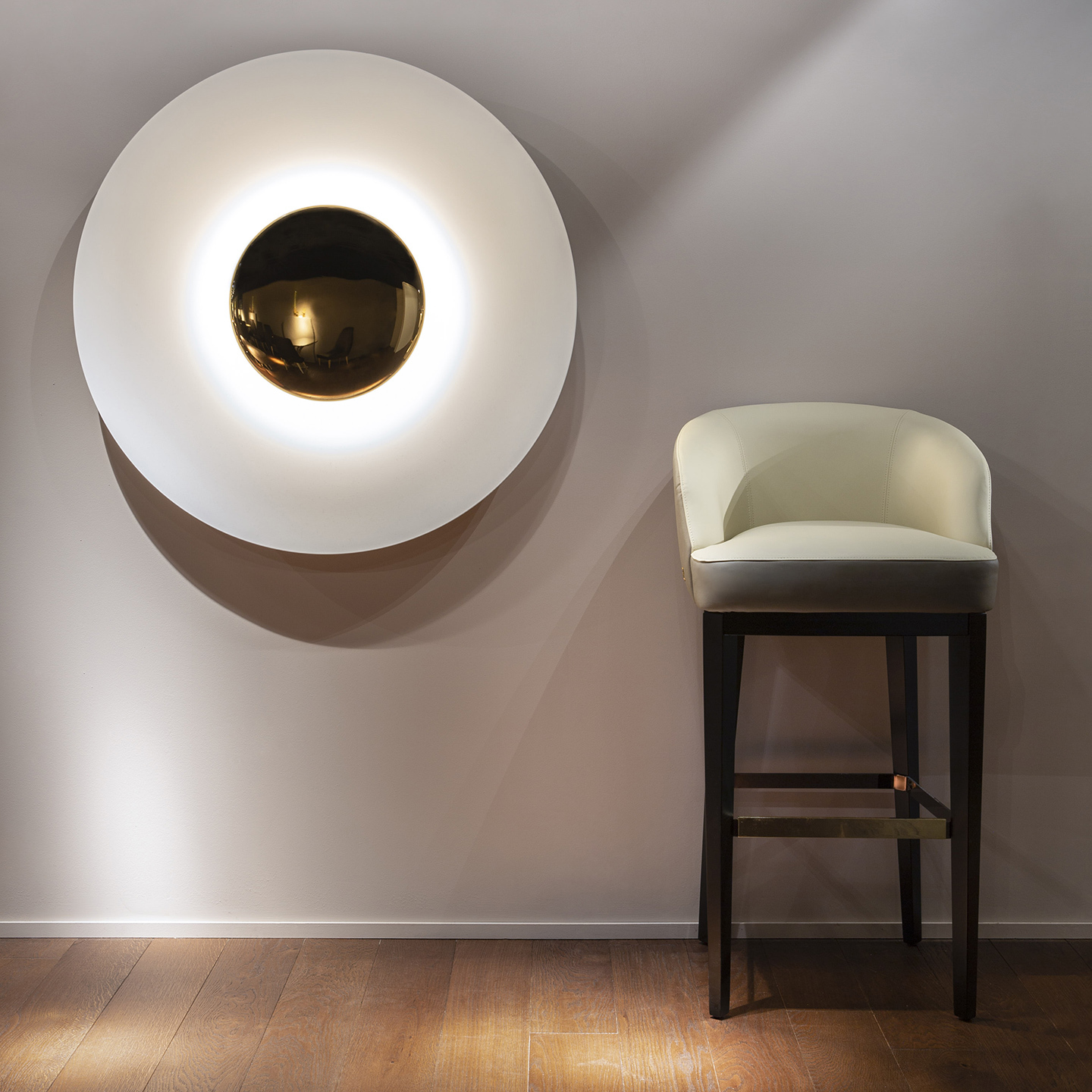 Настенный светильник Paolo Castelli Circle Gold ILL.CIRC.500