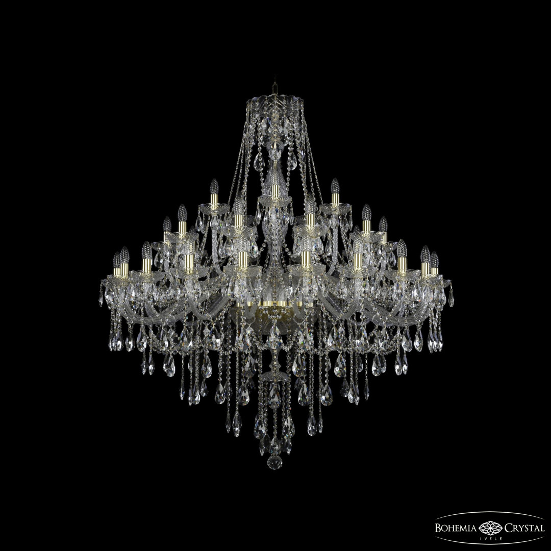 Люстра хрустальная 1415/20+10+5/460 G