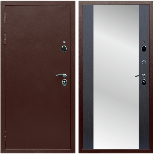 Дверь входная Graf Люкс ТП-70 Антик медь / МДФ 16 мм СБ-16 Венге