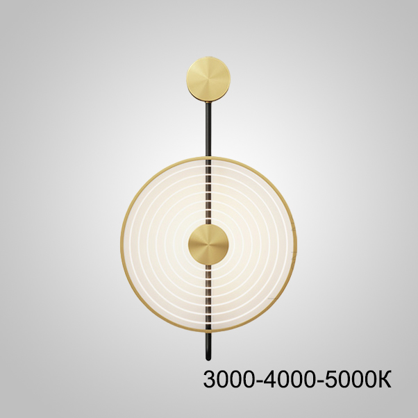 Настенный светильник WINDSOR Brass Трехцветный свет by ImperiumLoft