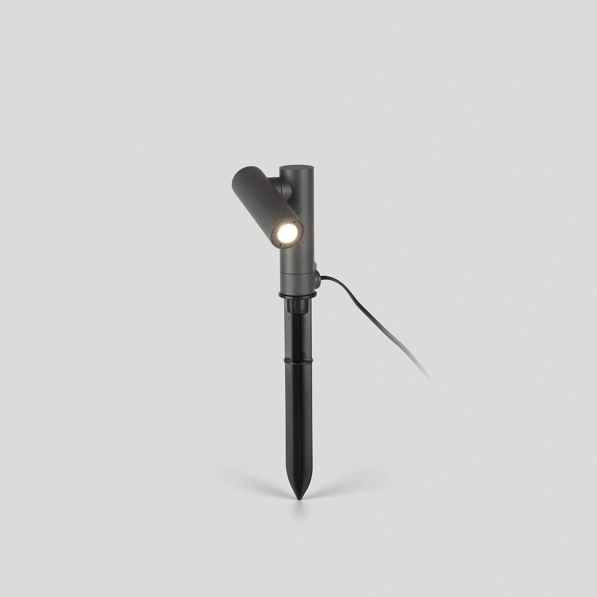 Темно-серая лампа Spy 145 на столбе  LED 6W 3000K 30° Faro