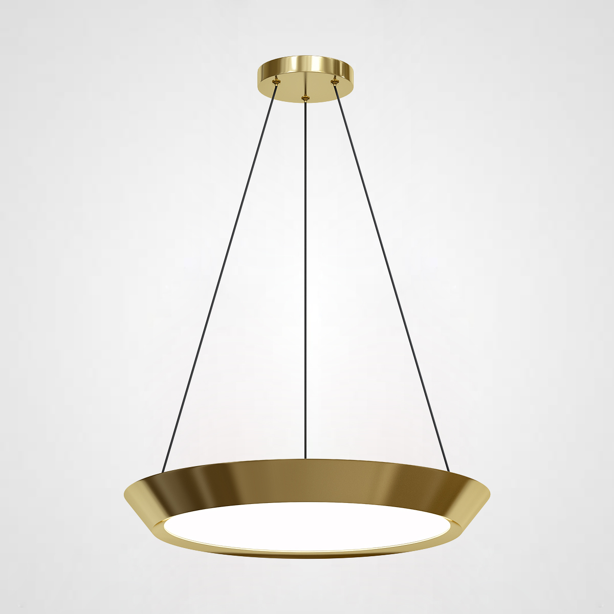 Подвесной светильник SOLVE D40 gold by ImperiumLoft