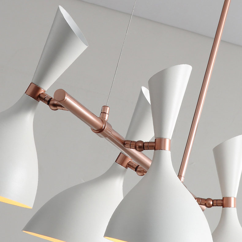 Подвесной реечный светильник TRUMPET LINE L85 Black by ImperiumLoft