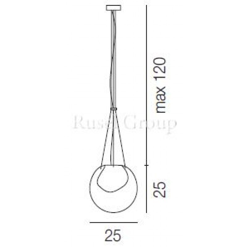 Подвесной светильник Vistosi POC SP 25