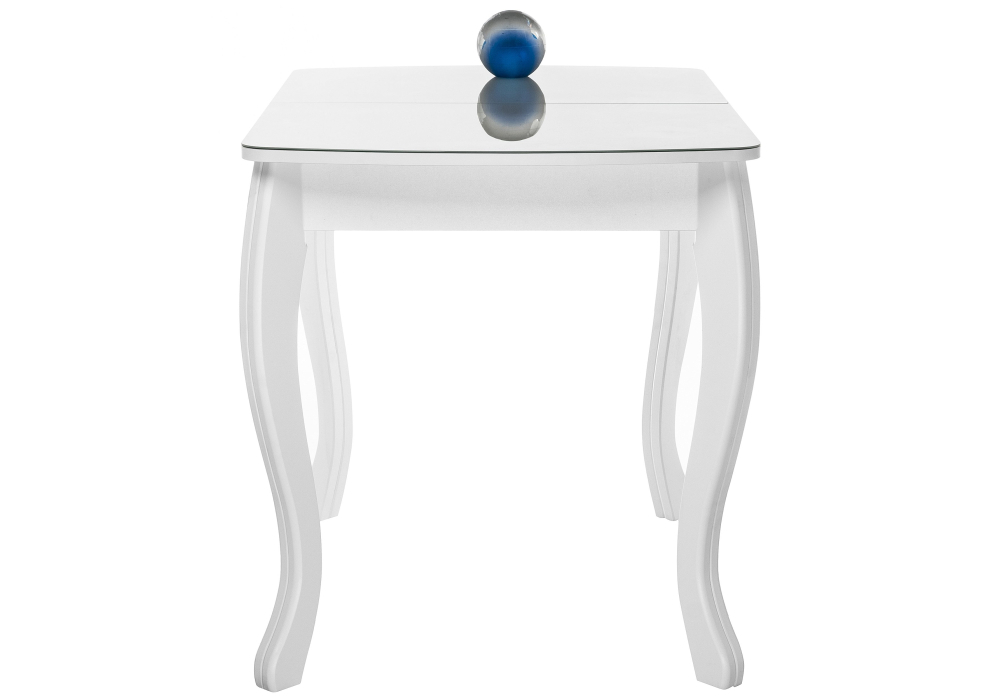 Стол стеклянный Woodville Бриллиант белый 368654