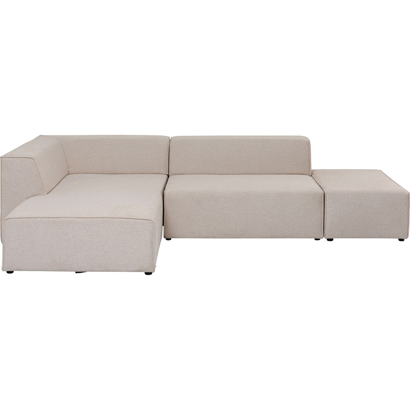 Диван угловой левосторонний Infinity Ottomane Creme Left KARE 85493