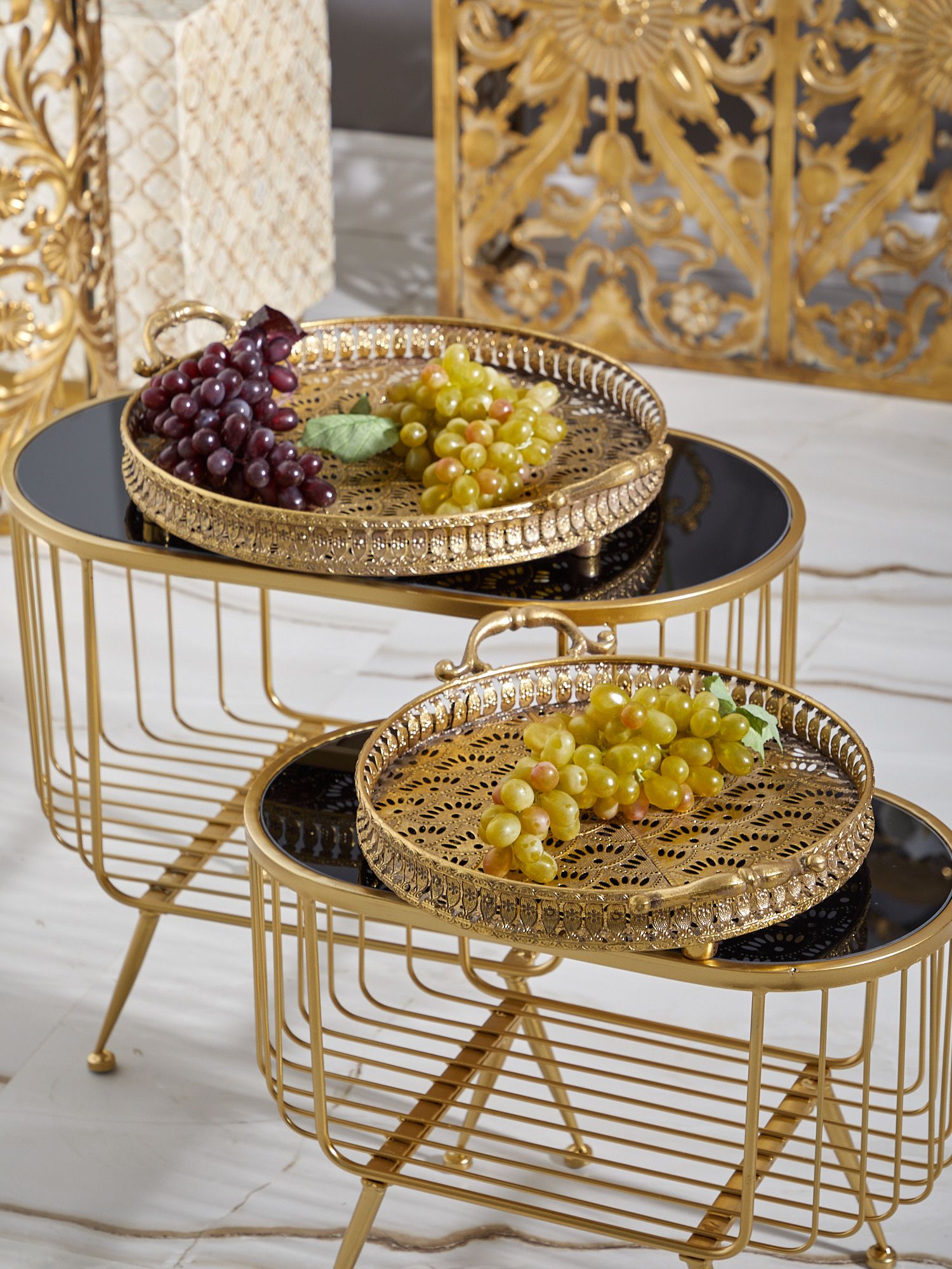 Подносы Эфиопия, набор Glasar 57-427