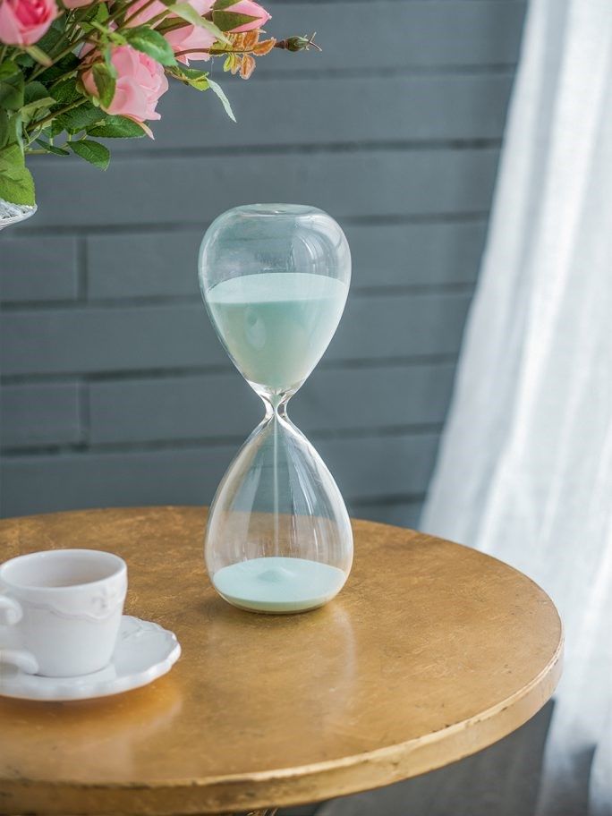Декоративное изделие Песочные часы Glasar 73229-JADE
