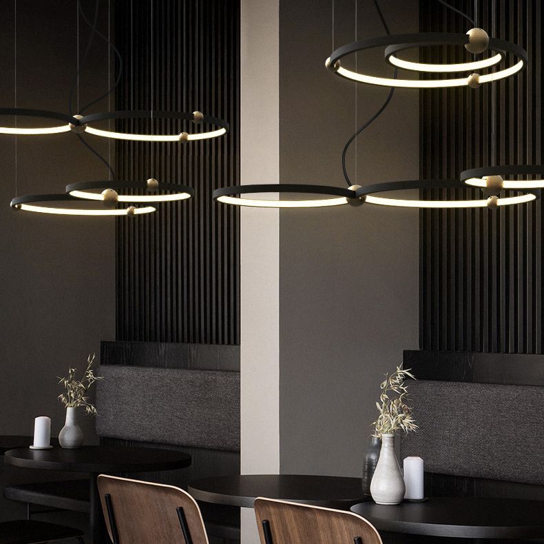 Подвесной Кольцевой Светильник Planetary D50+40 By Imperiumloft Подвесной Кольцевой Светильник Planetary D50+40 By Imperiumloft