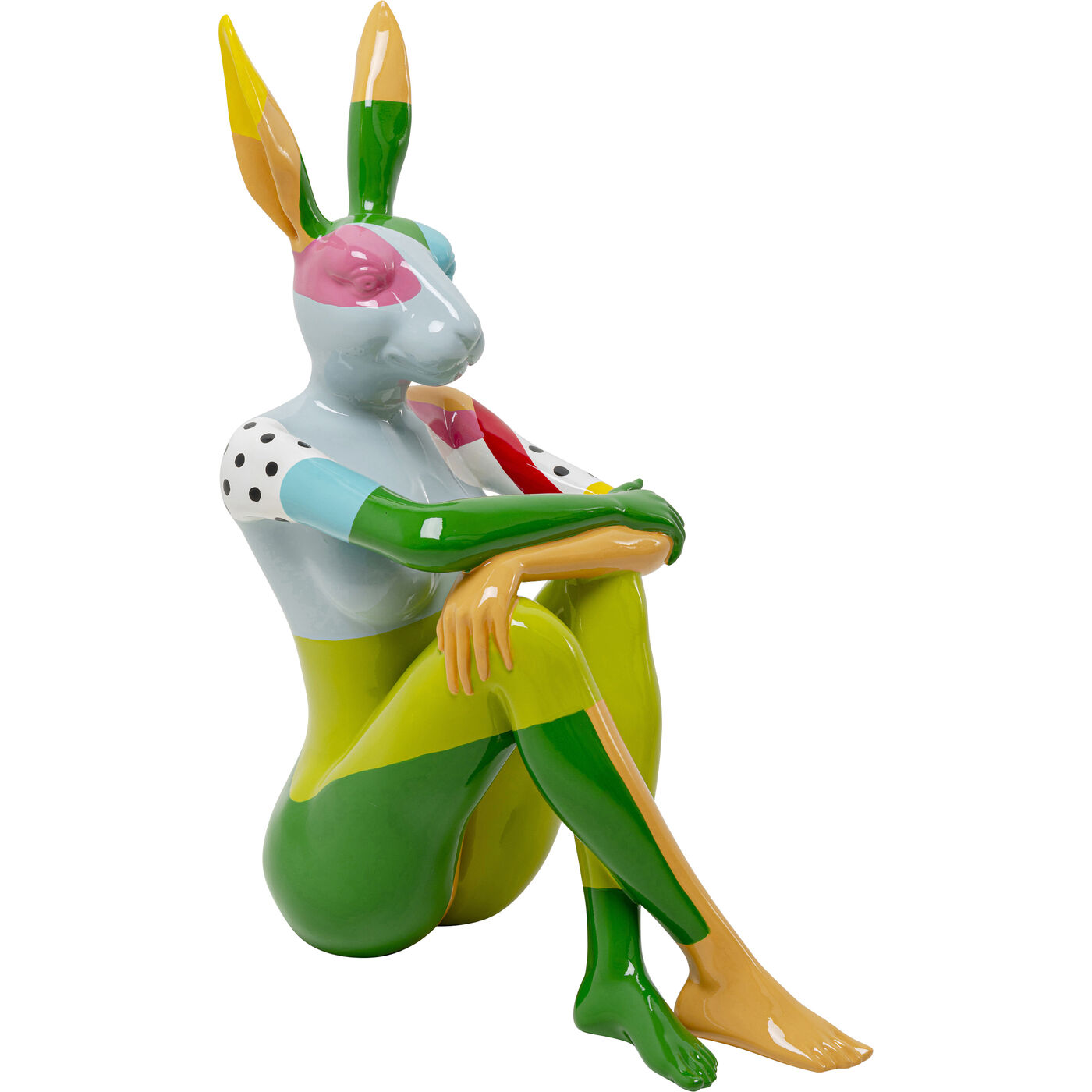 Фигура декоративная Gangster Rabbit Colore 80 см KARE 56292