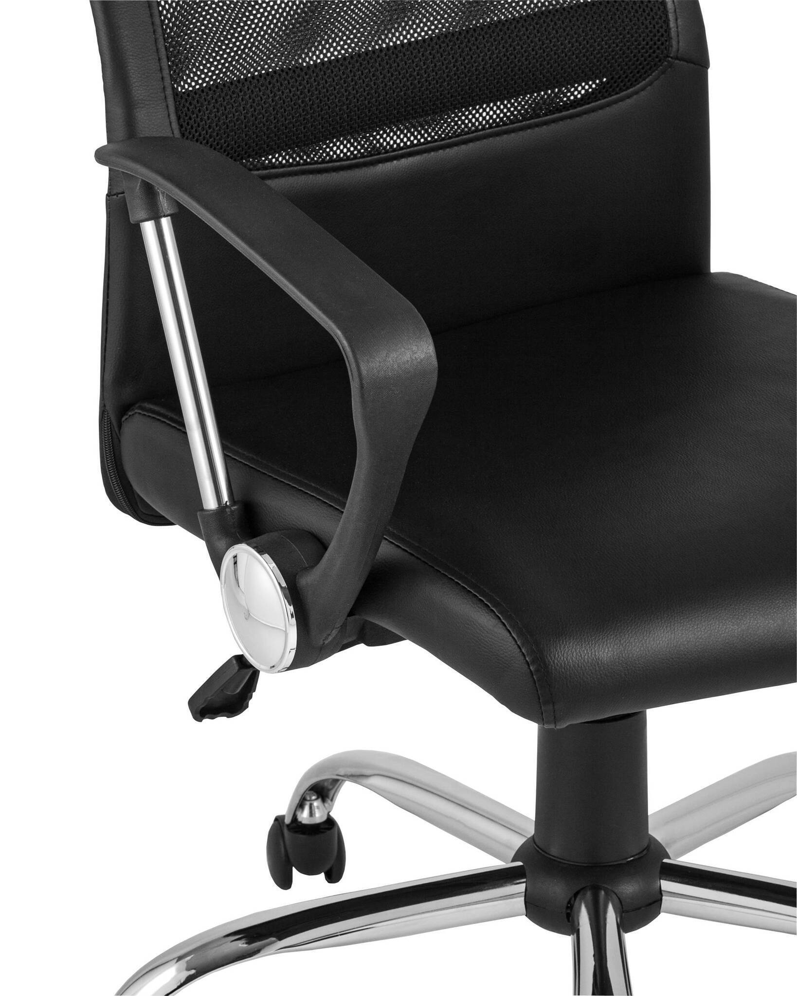 Кресло офисноеs Bonus черное TopChairs
