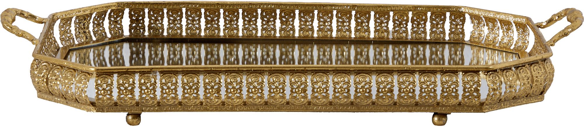 Поднос с зеркальной поверхностью Glasar 57-439/1