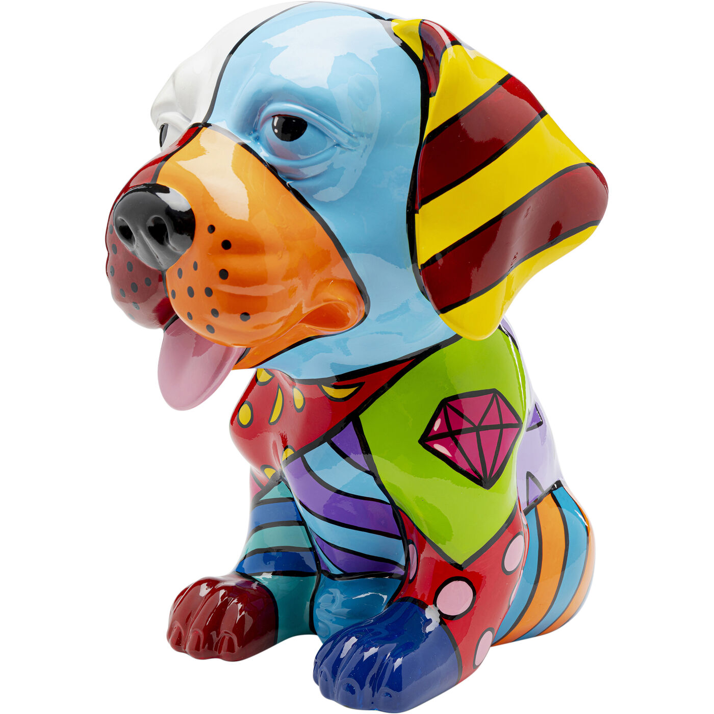 Фигура декоративная Dog Patchwork 35 см KARE 56040