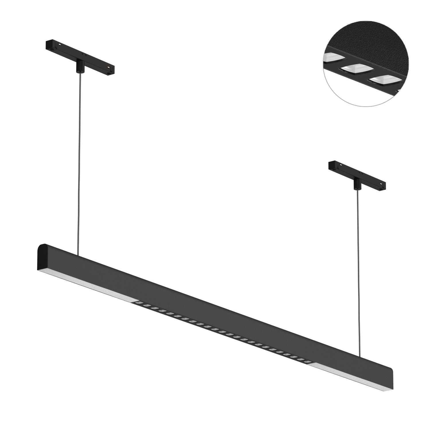 Светодиодный светильник для магнитной системы Ledron Sagi Combo T 1010 Black-White 4000K