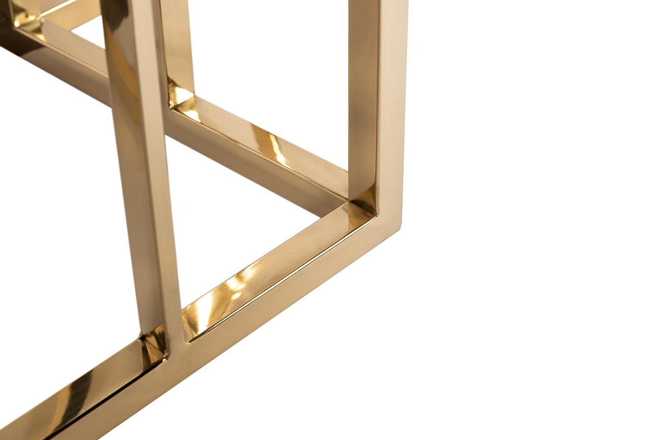 Консоль черное стекло/золото Garda Decor 13RXC3102-GOLD