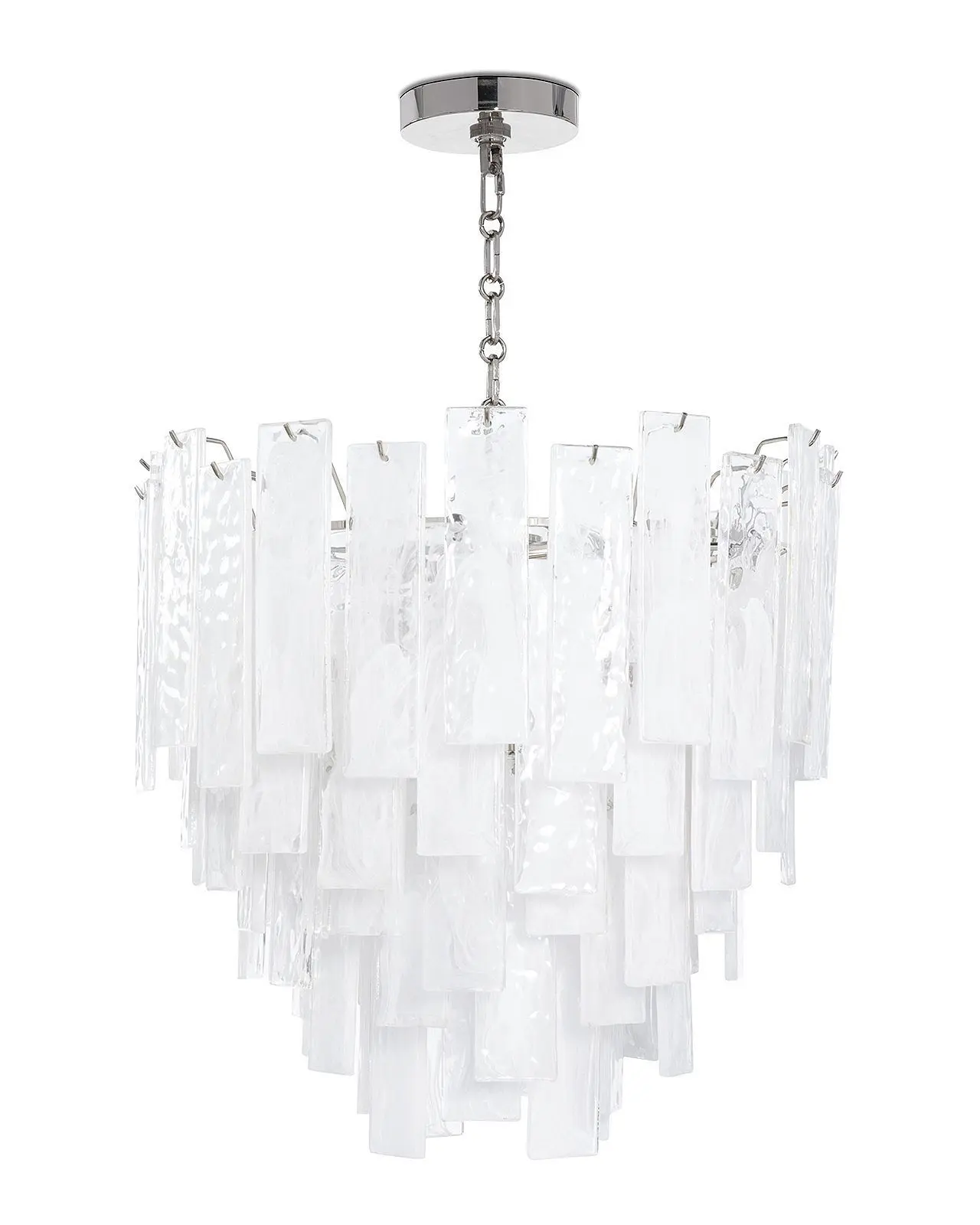 Серебряная люстра Рейнар Louvre Home JJ10211-8D polished nickel