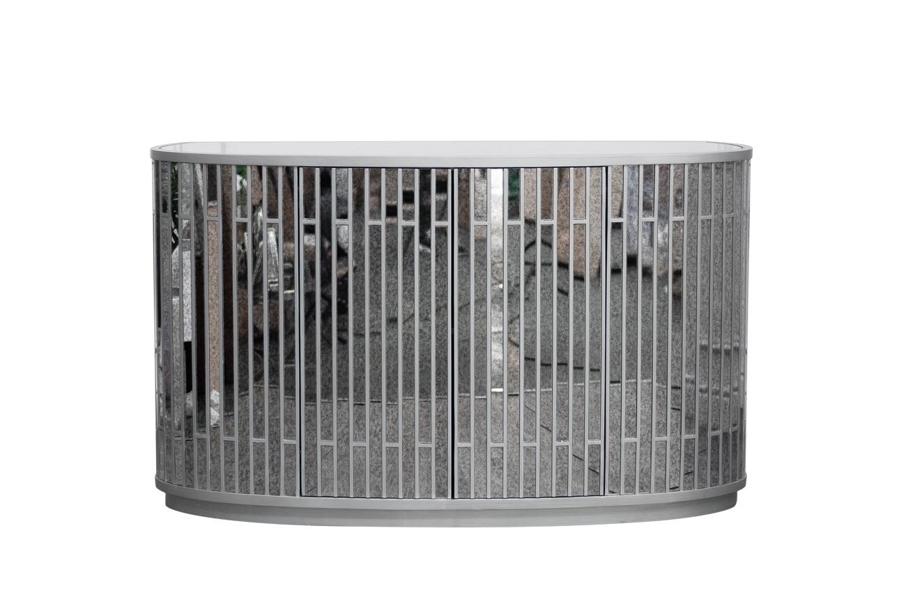 Комод зеркальный двухдверный Garda Decor KFG040