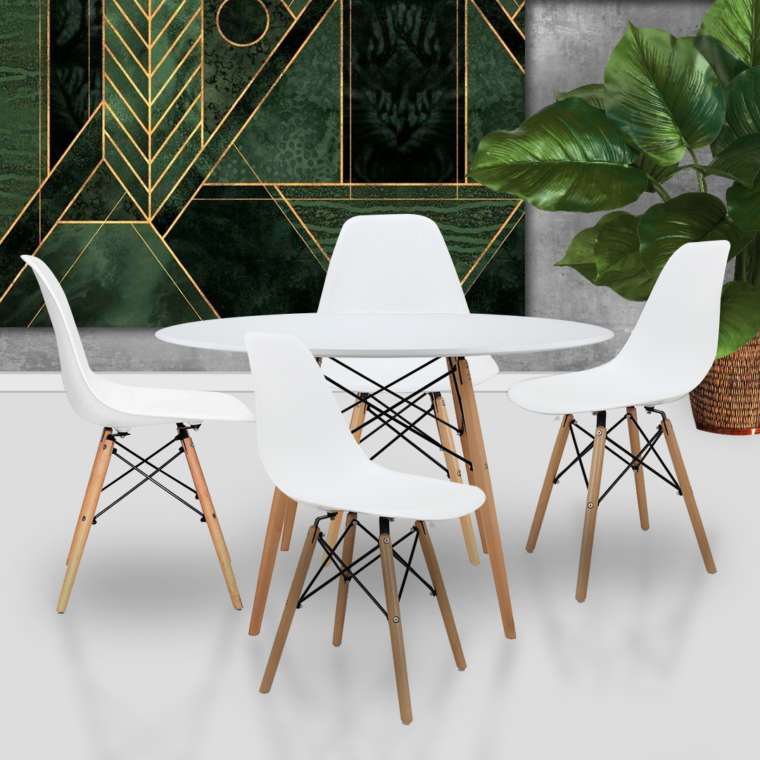 Стол Eames белый 100 см Bradex Home FR 0214