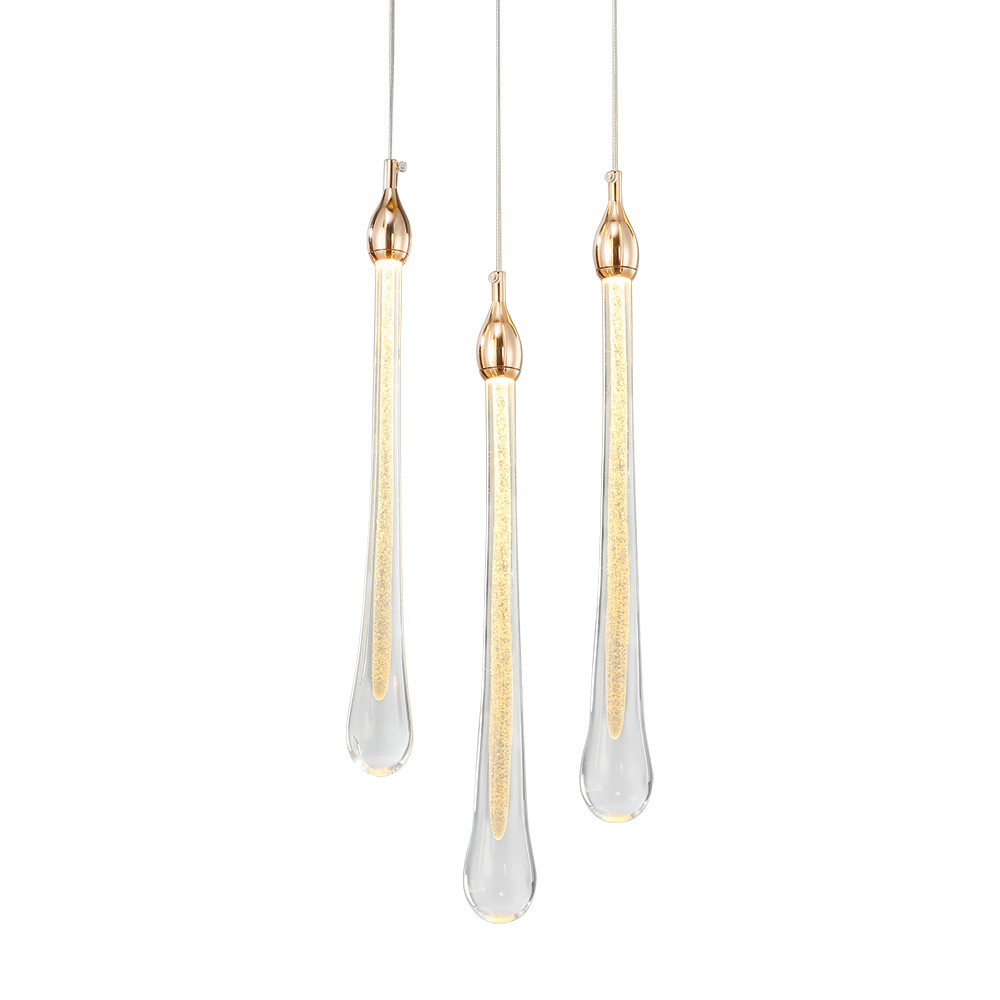 Подвесной светильник  Delight Collection Teardrop 3 gold