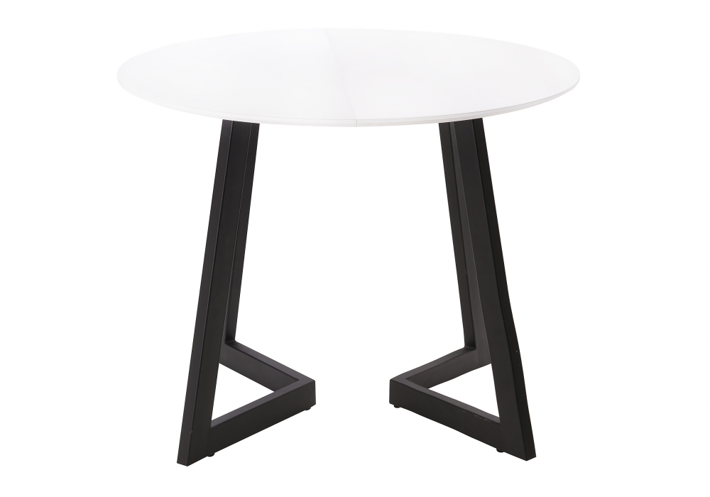 Стол Woodville Алингсос белая шагрень / белый 462387