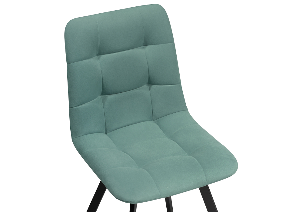 Стул Woodville Чилли черный / бирюзовый 489718