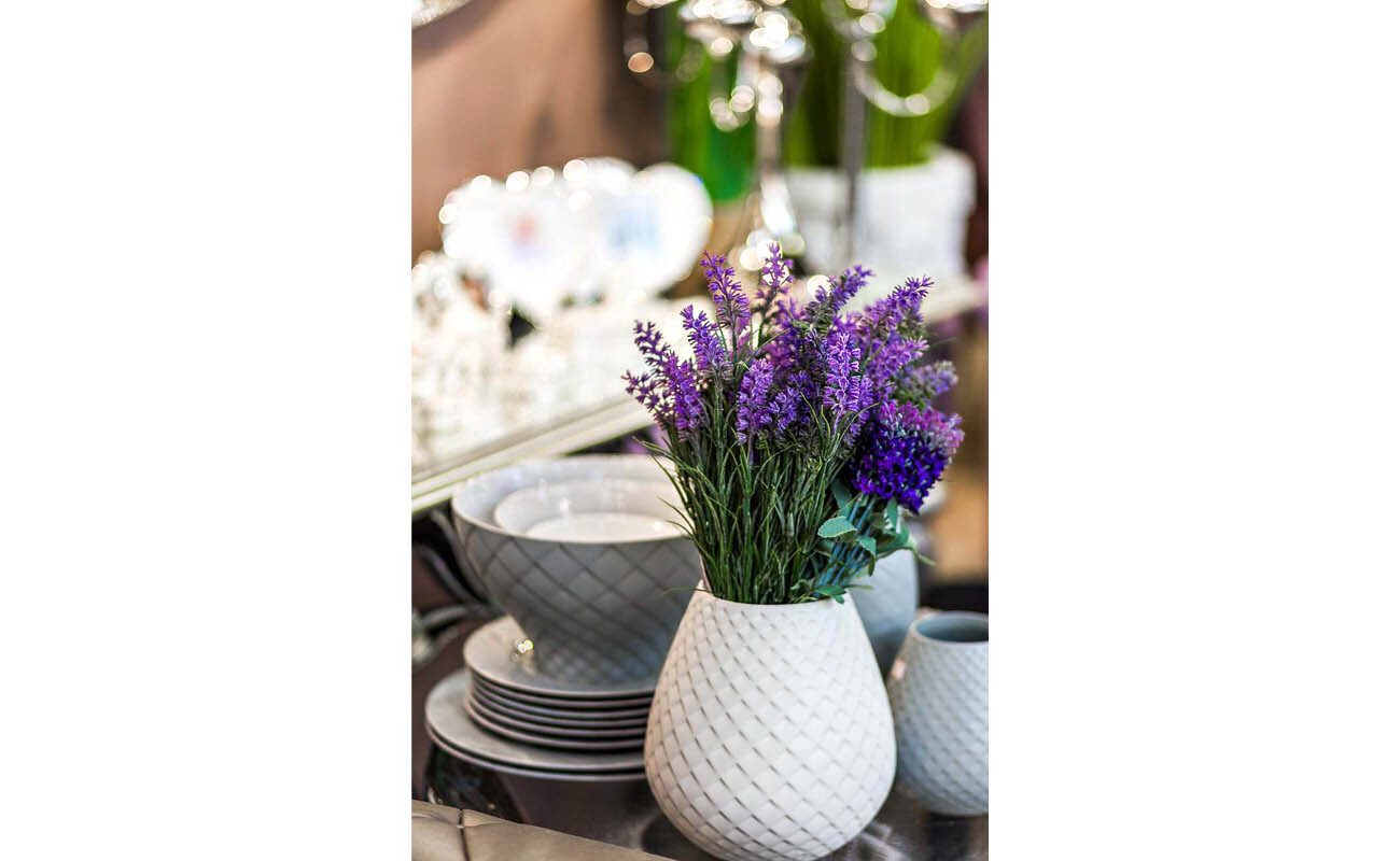 Веточка лаванды с 8 цветками Garda Decor 8J-1105B0031