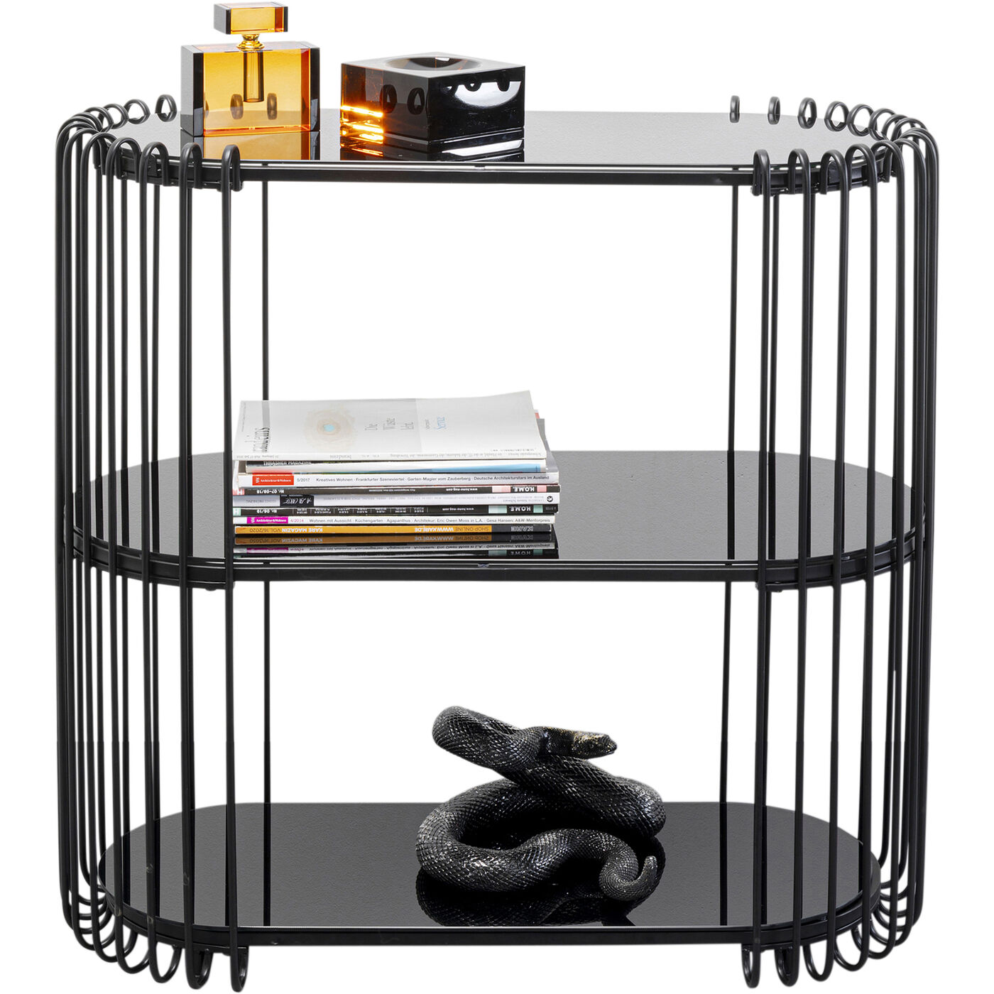 Консоль Wire Black 81x78 см KARE 87649