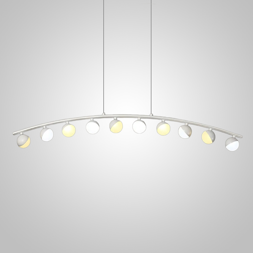 Подвесной реечный светильник CHOIR L10 White by ImperiumLoft