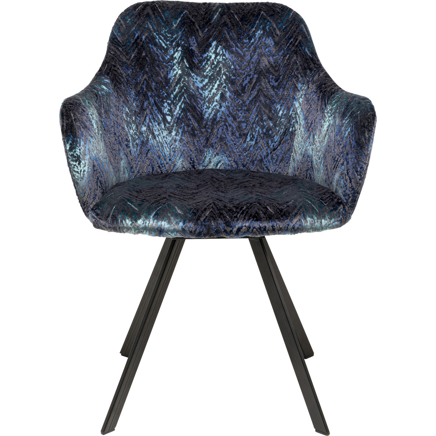 Кресло вращающееся Coco Hugs Keops Blue Limited KARE 46247