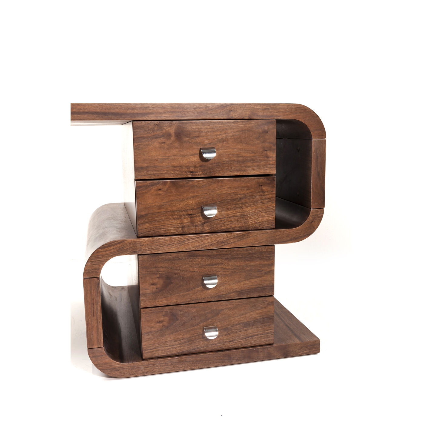 Стол письменный Soft Snake Walnut 150x70 см KARE 82993