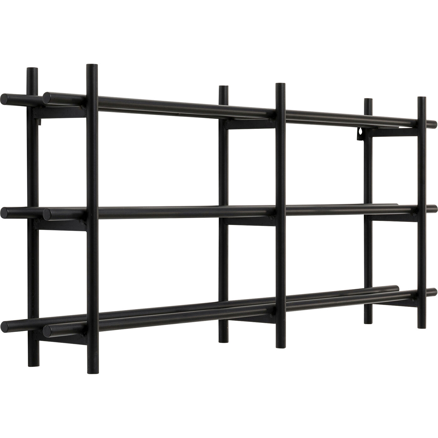Винная полка Cape Town Black 80x34cm KARE 70008