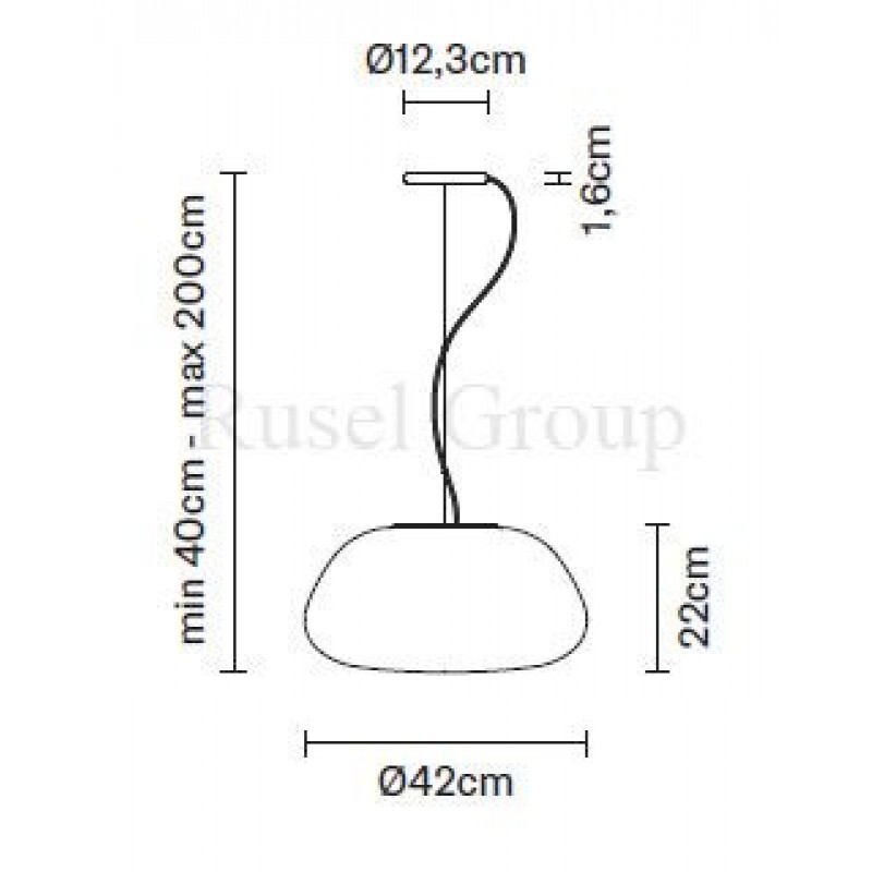 Подвесной светильник Fabbian LUMI F07 A44 01
