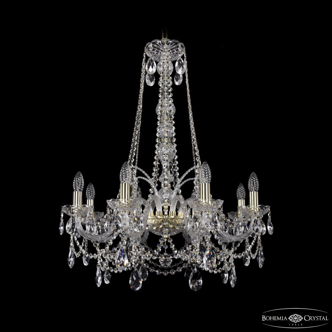 Люстра хрустальная 1411/8/240/h-83 G