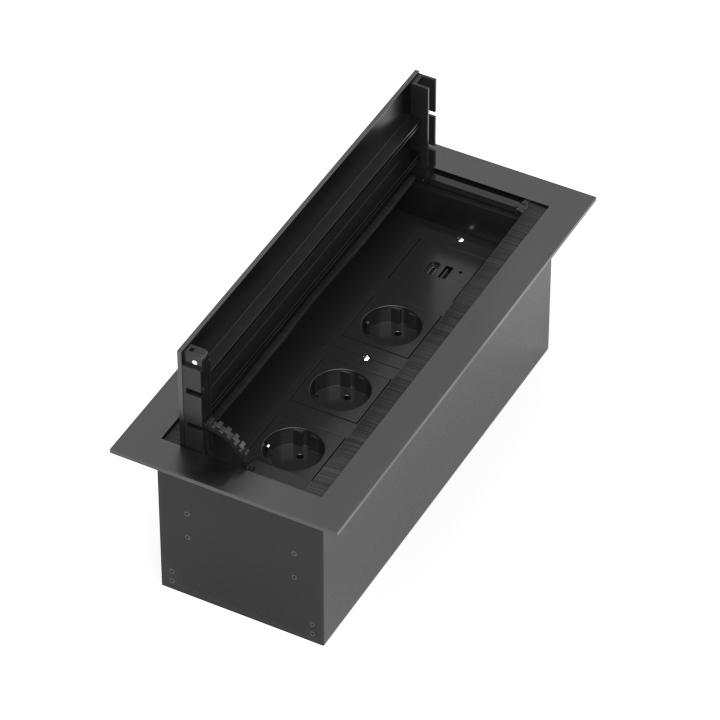 Настольныйстраиваемый розеточный блок Donolux DDSB8HLB