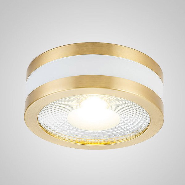 Точечный светильник MEUD D12 White Brass 5W by ImperiumLoft