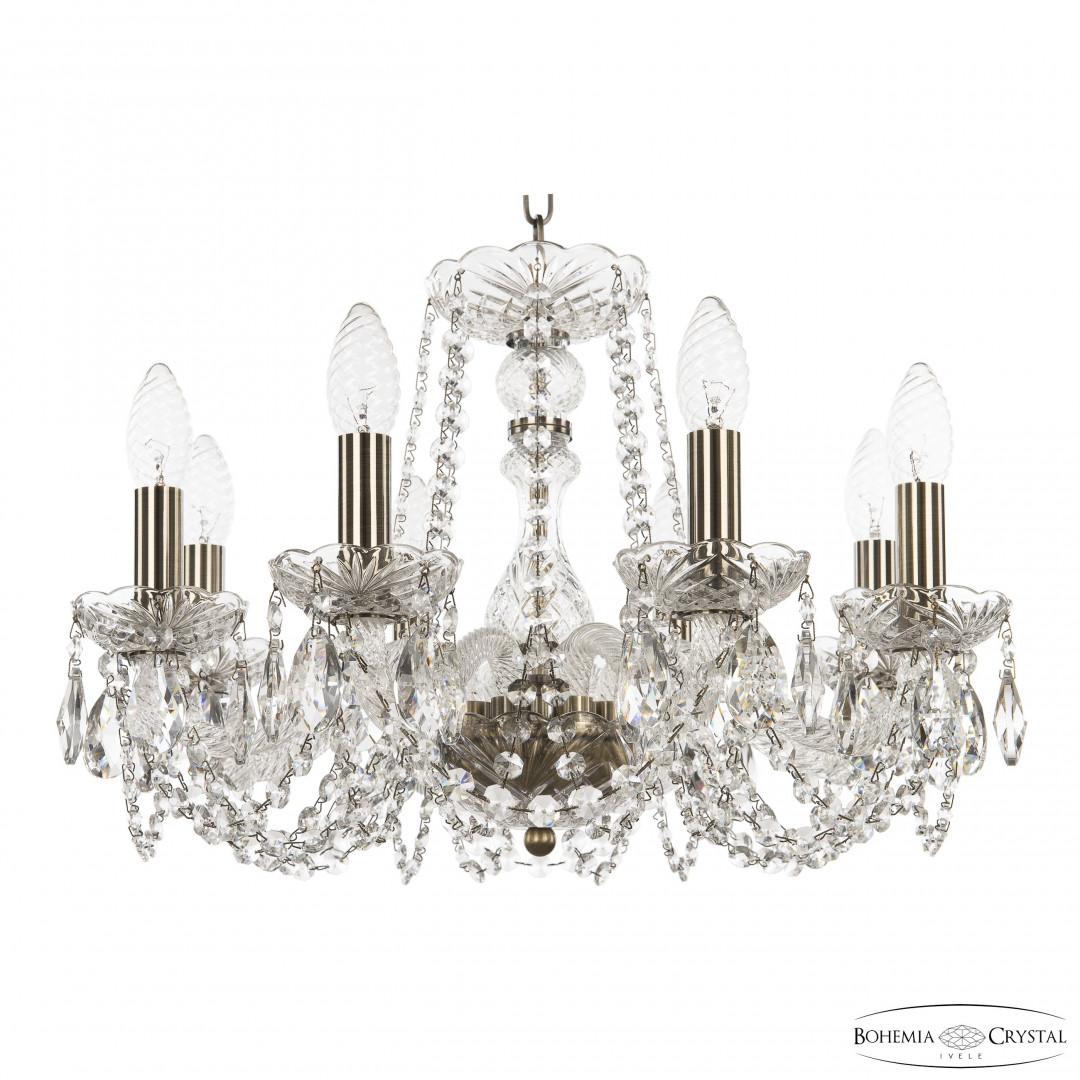 Люстра хрустальная 119/8/165 Pa Bohemia Ivele Crystal