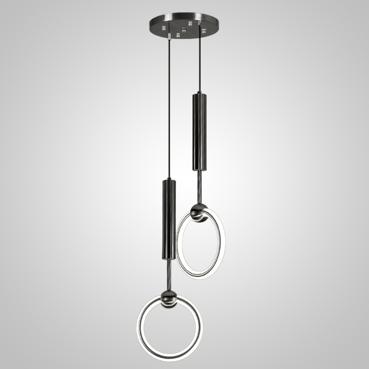 Подвесной светильник FINNUR B DUO A Black by ImperiumLoft