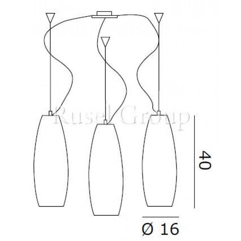 Подвесной светильник de MAJO PERONI S16D3
