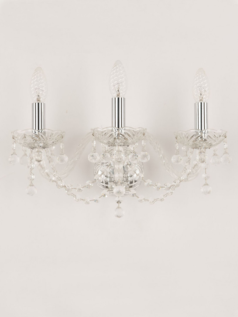 Бра хрустальные 108B/3/165 Ni Bohemia Ivele Crystal