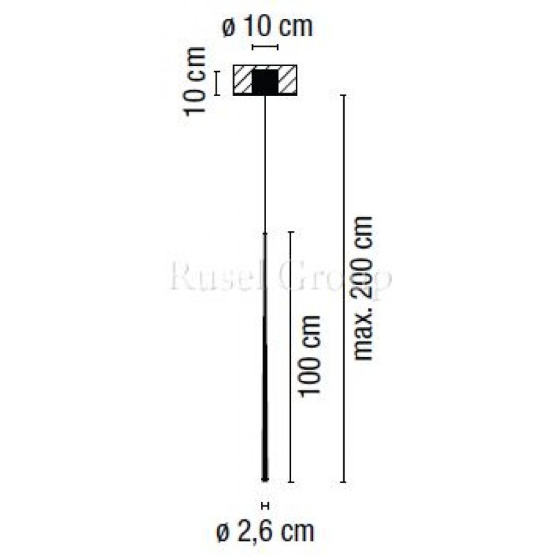 Встраиваемый светильник Vibia Slim 0925
