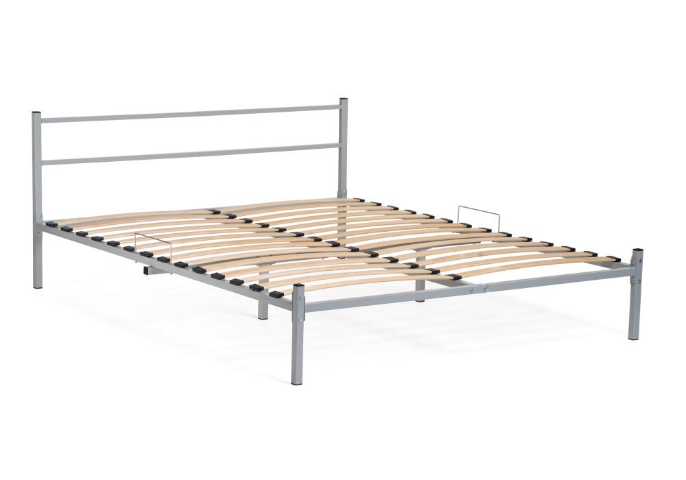 Кровать Woodville Фади 120х200 серая 462535