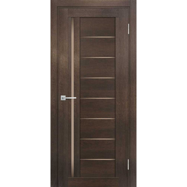 Межкомнатная дверь Graf ТЕХНО-801 бронза сатинат Фреско (1900 х 550)