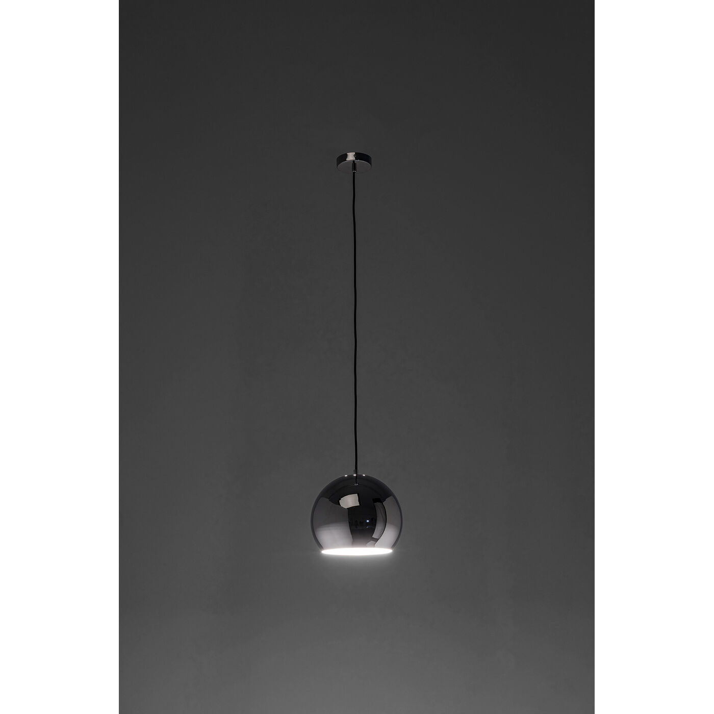 Светильник подвесной Caldaia Silver Ø25 см KARE 56215