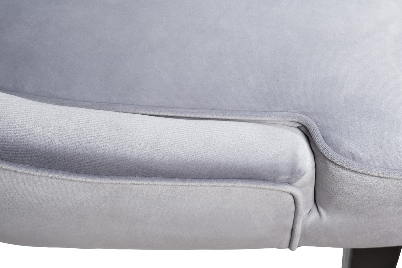 Стул Elegante велюровый серо-голубой Garda Decor ELEGANTE-2K-СЕР.ГОЛУБ-Riv80