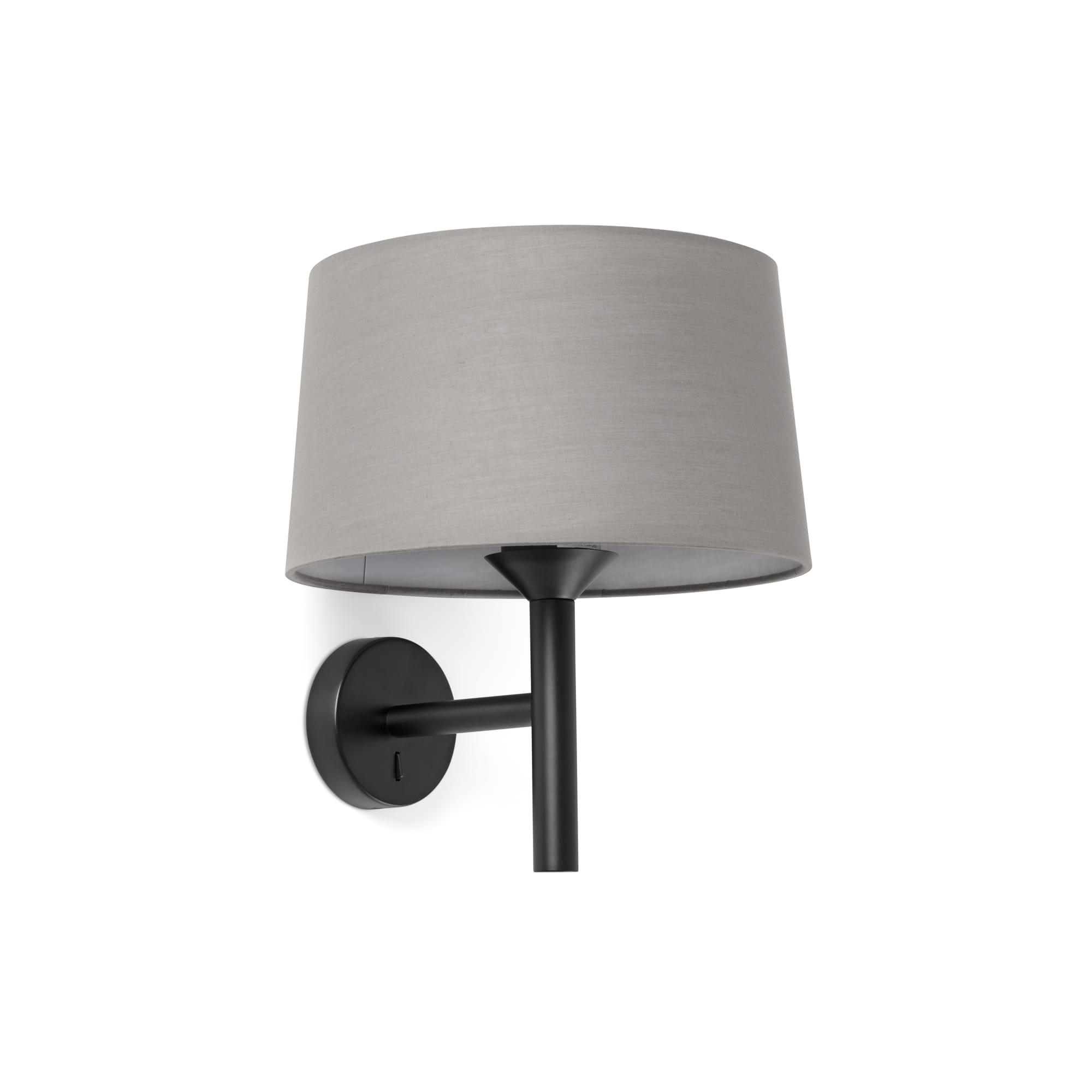 Настенный светильник Windsor черный/серый 1xE27 Faro